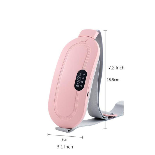 Menstrual Heating Pad: Smart Cordless Uterus Warmer Belt with Electric Waist Massager and Vibration Function