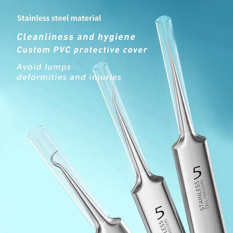 Professional 15-Piece Extraction Kit: Surgical-Grade 401 Stainless Steel Tools for Deep Pore Cleansing – Premium Metal Case included