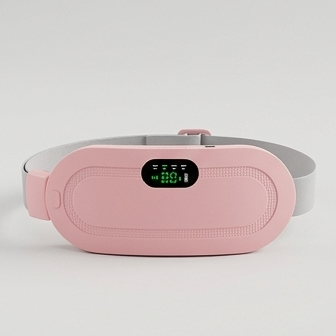 Menstruations-Wärmekissen: Intelligenter, kabelloser Gebärmutter-Wärmegürtel mit elektrischer Taillenmassage und Vibrationsfunktion