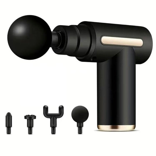 Electric Massage Machine with Replacement Heads, 1 Set Portable Handheld Comfort Muscle Massage Gun